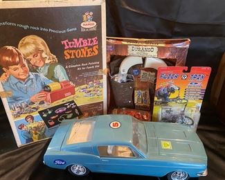 WenMac Mustang Car, Rapco Tumble Stones, Legends Of West Cap Pistol Flick Trix