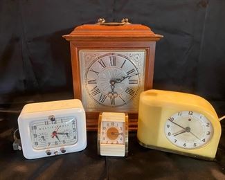 Westclox, Westinghouse And Spartas Clocks