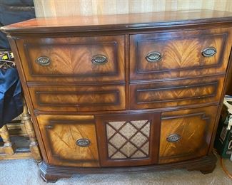 Vintage dual stereo cabinet