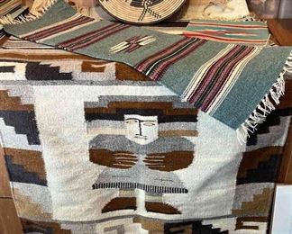 Zapotec Woven Wool Rug Others