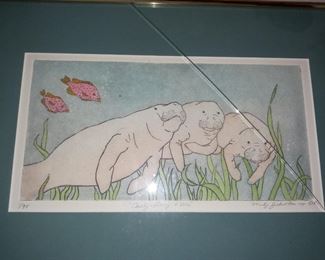 Sarasota artist 
Mitiz Johnson
Litho