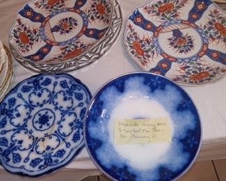 1800 blue flow England
Chinese imari porcelain
