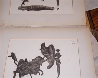 Pablo Picasso 
Matador #2nd edition 
1st reprints 1960
Silhouettes 