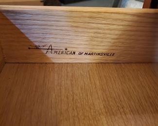 Merton Gershun for American of Martinsville - Mid Century -Walnut and Brass