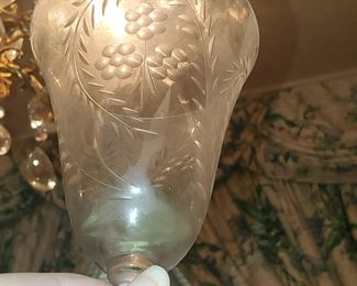 Large set of grape/vine stemware
