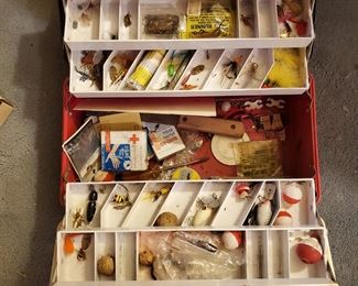 Tackle box....with many lures
