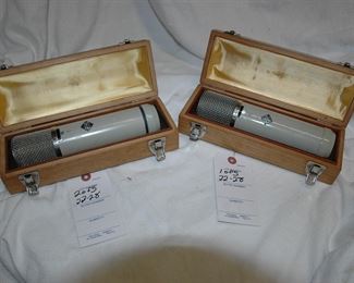 PAIR OF TELEFUNKEN ELA-M251 CONDENSER MICROPHONES