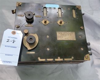 Western Electric S.C.R. 59 SIGNAL CORPS AIRPLANE RADIO RECEIVING SET