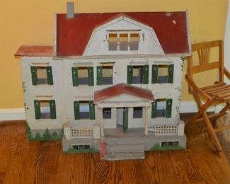 Vintage Wood Doll House