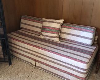 Vintage settee with matching pillow