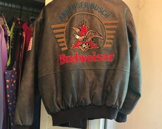back of the Budweiser jacket