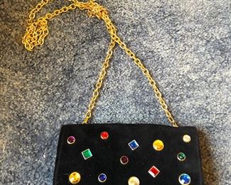 Bejeweled clutch