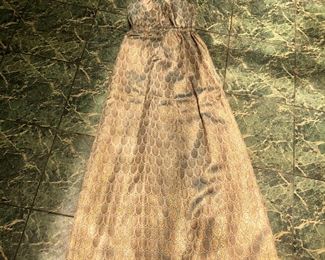 Full length of halter dress