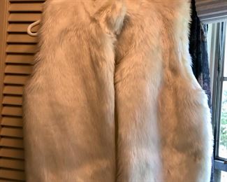 Faux fur vest