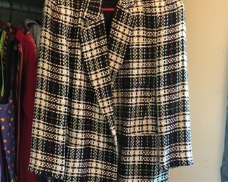 1990's plaid blazer