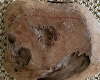 Drift Wood Bowl with Mother Of Pearl Lining. Photo 3 of 3.