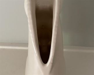 Glazed Ceramic Horse Head Vase. Photo 3 of 3.