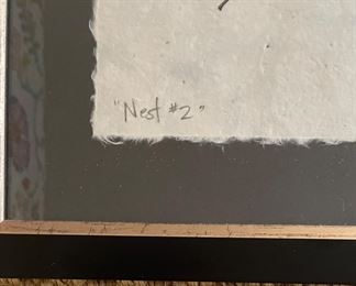 Nest #2. Signed & Numbered Print. Measures 9" x 14." Photo 2 of 3.