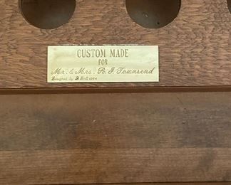 Vintage Bar Cabinet. Great As It But Would Be AMAZING With Custom Paint. Ask Us For Resources! Measures 29" W x 18" D x 36" H. Photo 7 of 7.