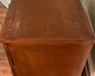 Vintage Bar Cabinet. Great As It But Would Be AMAZING With Custom Paint. Ask Us For Resources! Measures 29" W x 18" D x 36" H. Photo 3 of 7.