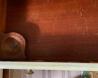 Painted Vintage Commode. Measures 52" W x 24" D x 38" H. Photo 5 of 6.