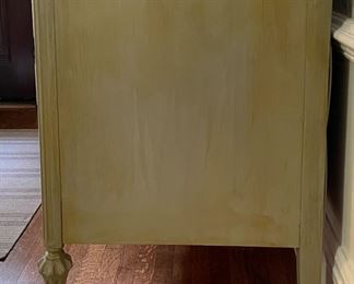 Painted Vintage Commode. Measures 52" W x 24" D x 38" H. Photo 6 of 6.