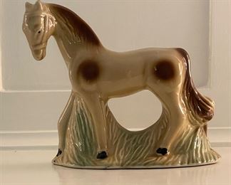 Porcelain Horse Figurine. Photo 1 of 2.