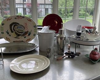 Sample of Kitchen Serving Items.