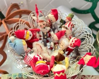 Vintage Christmas Elves.