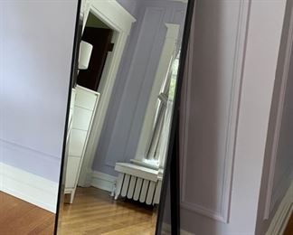 Standing Floor Mirror. Measures 60" H.