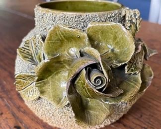 Glazed Ceramic Vase.