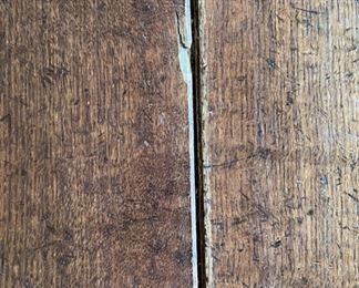 Double Pedestal Farmhouse Table. Measures 72" L x 42" W x 30" H with 28" Clearance. Photo 6 of 6.