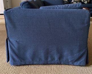 Vintage Slip Covered Sofa - 2 Available. Each Measures 84" W x 35" D. Photo 3 of 3.