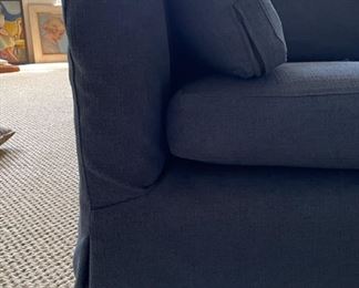 Vintage Slip Covered Sofa - 2 Available. Each Measures 84" W x 35" D. Photo 2 of 3.