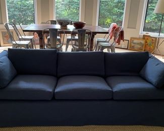 Vintage Slip Covered Sofa - 2 Available. Each Measures 84" W x 35" D. Photo 1 of 3.