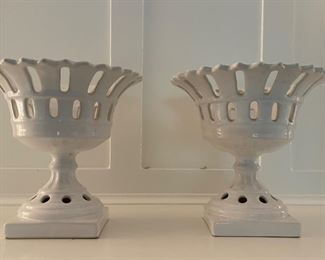 Glazed Ceramic Urns.