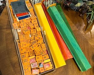 1940s Mah Jongg set. Bake a lite