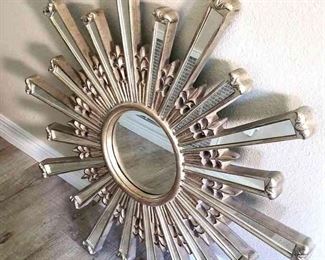 Metallic Painted Star Mirror