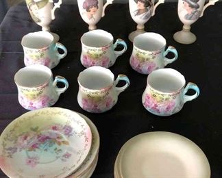 Hand Painted Nippon Tea Set
