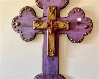 BEAUTIFUL STUDDED CROSS.