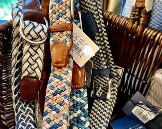 PETER MILLAR BELTS, NWT.  