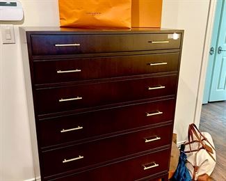 MITCHELL GOLD + BOB WILLIAMS CHEST OF DRAWERS.  WELL MADE.