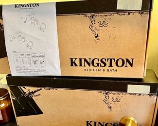 KINGSTON BATH FIXTURES NEW IN BOX.
