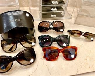 DESIGNER SUNGLASSES LIKE GUCCI, RAYBAN, DIF