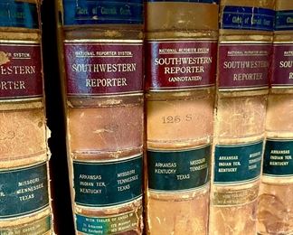 USE OLD LEATHER BOOKS FOR INSTANT DECOR!  OR READ AND GROW SMARTER!