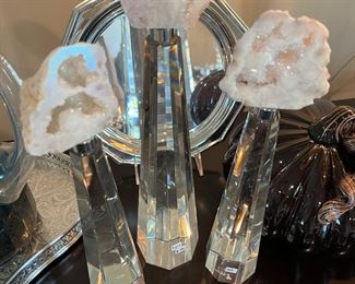 LOVE THESE!!  THEY REALLY CATCH THE LIGHT AND CREATE RAINBOWS!