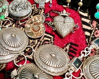 STERLING CONCHO BELT ASPEN HAWK.