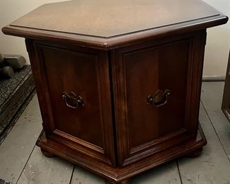 Octagon end table
