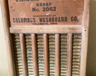 Antique washboard