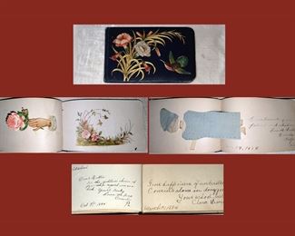 1880s Beautiful Autograph Book